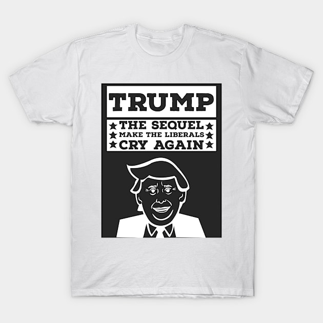 Trump face T-Shirt by Bakr